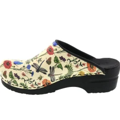 BJORK Dahlia Open Back Leather Clogs