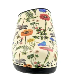 BJORK Dahlia Open Back Leather Clogs