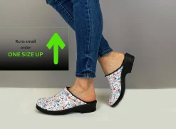 BJORK Flex Pro Catlove Open Back Leather Clogs - CLOSEOUT