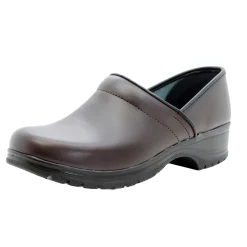 BJORK Flex Pro Closed Back Leather Clogs - CLOSEOUT
