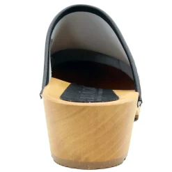 BJORK Maja Open Back Python Leather Clogs