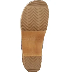 BJORK Maja Open Back Python Leather Clogs