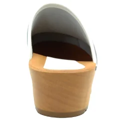 BJORK Maja Open Back Tropical Leather Clogs