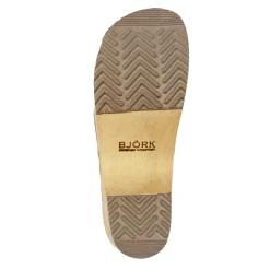 BJORK Maja Wood ISA Leather Clogs