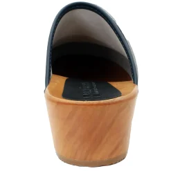 BJORK Maja Wood Liberty Leather Clogs
