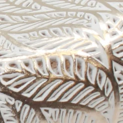 BJORK Maja Wood Open Back Tooled Natural Leather Clogs