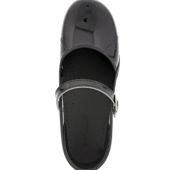 BJORK MARCELLA Mary Jane Black Patent Leather Clogs