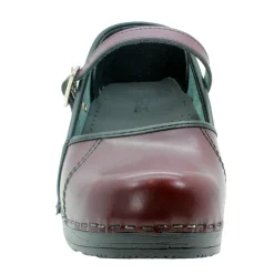 BJORK MARCELLA Mary Jane Cabrio Leather Clogs