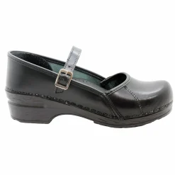 BJORK MARCELLA Mary Jane Cabrio Leather Clogs