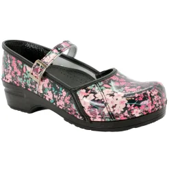 BJORK MARCELLA Mary Jane Clogs in Josse Printed Leather - CLOSEOUT