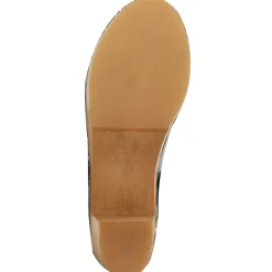 BJORK MARGARETA Swedish Wood Clog Sandals in Brown Oiled Leather