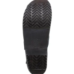 BJORK Men's Axel Leather Open Back Wooden Clogs