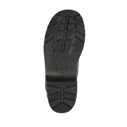 BJORK Men's Flex Pro Closed Back Black Leather Clogs