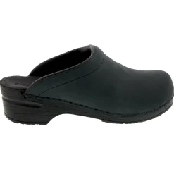 BJORK Men's SAM OPEN BACK Oiled Leather Clogs - CLOSEOUT