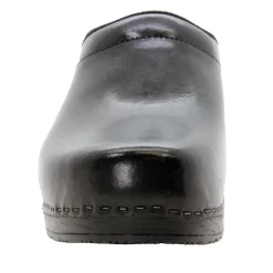 BJORK Men's STEIN Open Back Cabrio Leather Clogs - CLOSEOUT