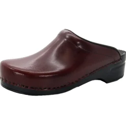 BJORK Men's STEIN Open Back Cabrio Leather Clogs - CLOSEOUT