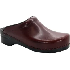 BJORK Men's STEIN Open Back Cabrio Leather Clogs - CLOSEOUT
