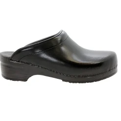BJORK Men's STEIN Open Back Cabrio Leather Clogs - CLOSEOUT