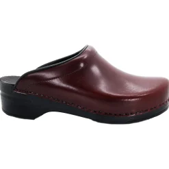 BJORK Men's STEIN Open Back Cabrio Leather Clogs - CLOSEOUT