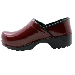 BJORK Men's Swedish Professional Patent Leather Clogs