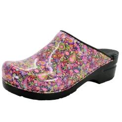 BJORK Peace Open Back Pro Leather Clogs