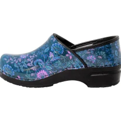 BJORK PROFESSIONAL Atalie Printed Leather Clogs - CLOSEOUT
