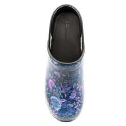 BJORK PROFESSIONAL Atalie Printed Leather Clogs - CLOSEOUT