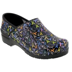 BJORK PROFESSIONAL HOPE Ribbons Leather Clogs - CLOSEOUT