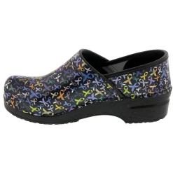 BJORK PROFESSIONAL HOPE Ribbons Leather Clogs - CLOSEOUT