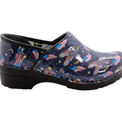 BJORK PROFESSIONAL Liberty Leather Clogs - CLOSEOUT