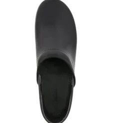 BJORK PROFESSIONAL Men's Black Cabrio Leather Clogs - CLOSEOUT