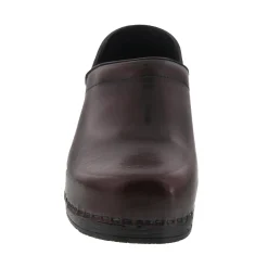 BJORK PROFESSIONAL Men's Bordeaux Cabrio Leather Clogs - CLOSEOUT