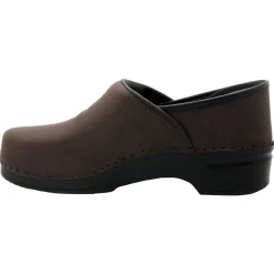 BJORK PROFESSIONAL Men's Oiled Leather Clogs - CLOSEOUT