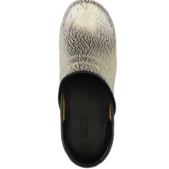 BJORK PROFESSIONAL Mysa Natural Tooled Leather Clogs