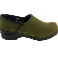 BJORK PROFESSIONAL Oiled Leather Clogs - CLOSEOUT