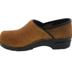 BJORK PROFESSIONAL Oiled Leather Clogs - CLOSEOUT
