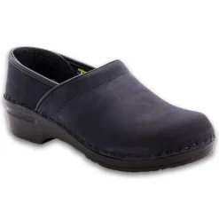 BJORK PROFESSIONAL Oiled Leather Clogs - CLOSEOUT