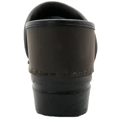 BJORK PROFESSIONAL Oiled Leather Clogs - CLOSEOUT