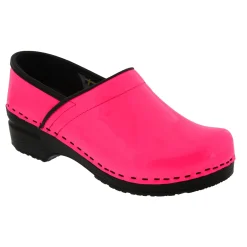 BJORK PROFESSIONAL Patent Leather Clogs