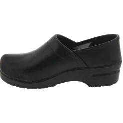 BJORK PROFESSIONAL Women's Black Cabrio Leather Clogs - CLOSEOUT