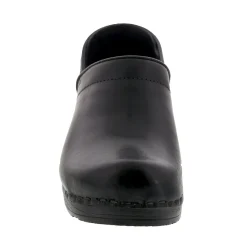 BJORK PROFESSIONAL Women's Black Cabrio Leather Clogs - CLOSEOUT
