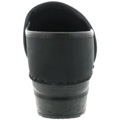 BJORK PRO LIAM Men's Black Oiled Leather Clogs - CLOSEOUT