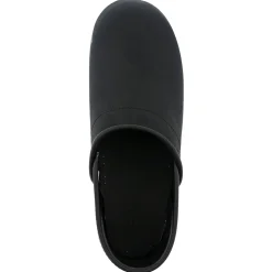 BJORK PRO LIAM Men's Black Oiled Leather Clogs - CLOSEOUT
