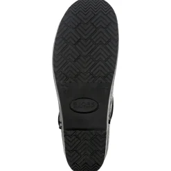 BJORK PRO LIAM Men's Black Oiled Leather Clogs - CLOSEOUT