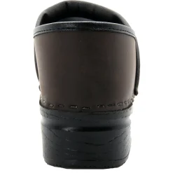 BJORK PRO LIAM Men's Brown Oiled Leather Clogs - CLOSEOUT