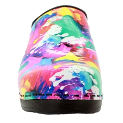 BJORK Splat Open Back Pro Leather Clogs