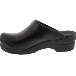 BJORK STELLA Open Back Cabrio Leather Clogs