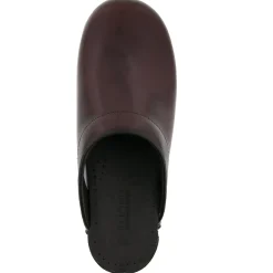 BJORK STELLA Open Back Cabrio Leather Clogs