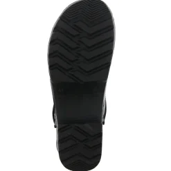 BJORK Women's Swedish Professional Black Patent Leather Clogs