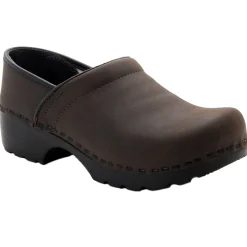 BJORK Women's Swedish Professional Oiled Leather Clogs